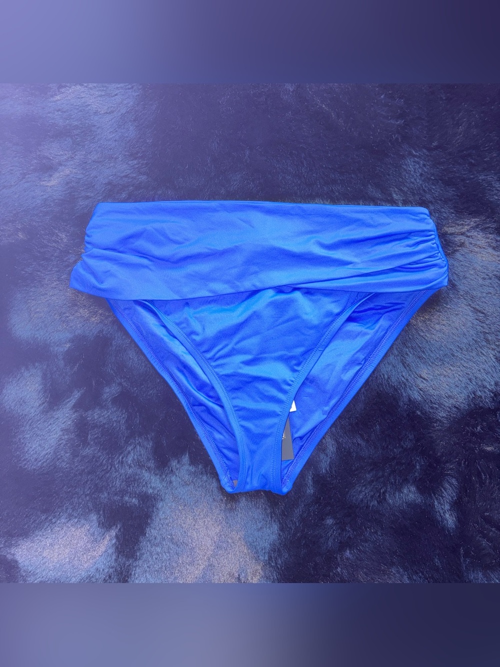 💙 LA BLANCA Island Goddess  Bikini Bottom | Sapphire Blue | Size 10 | NWT 🏷️